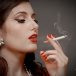 Vintage-style portrait